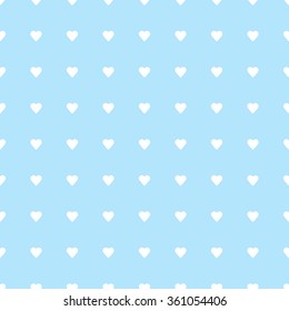 Seamless retro pattern  hearts. Vector illustration
