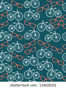 seamless retro pattern. vector illustration