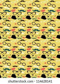 seamless retro pattern. vector illustration