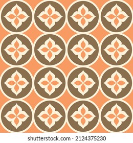 Seamless retro pattern. Vector illustration background