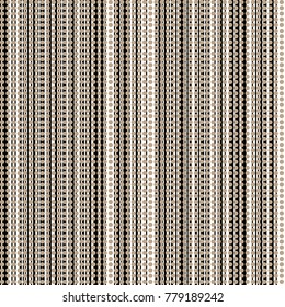 Seamless Retro Pattern with Vertical Stripes and Circles, Vintage Pattern with Circles and Lines, Fashion Striped Abstract Background for Wallpaper, Pattern Fills, Web Page, Surface Textures