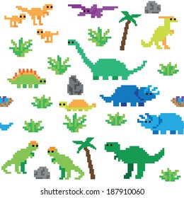 Featured image of post Easy Cute Dinosaur Pixel Art : It&#039;s quick and easy and you&#039;ll be able to comment on, rate and upload pixel art.