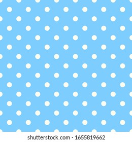 Seamless retro polka dot pattern
