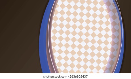 A seamless, retro red checkered tablecloth pattern with a window in the window of a house