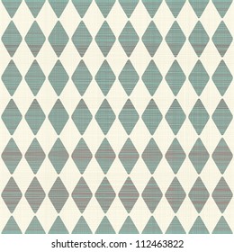 Seamless retro red harlequin background