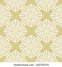 Seamless retro style abstract floral pattern. Can be used for cards, invitations, fabrics, wallpapers, scrap-booking, ornamental template for design and decoration, etc