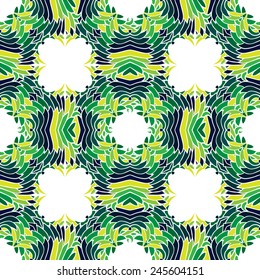 Seamless retro style abstract pattern. Bright colors pattern. Can be used for cards, invitations, fabrics, wallpapers, scrap-booking, ornamental template for design and decoration, etc