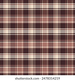 Seamless Retro Vintage Tartan Dogtooth Pattern 144