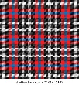 Seamless Retro Vintage Tartan Pattern 155