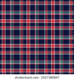 Seamless Retro Vintage Tartan Pattern 02 January 2025