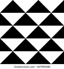 Seamless Retro Vintage Triangle Pattern Background Vector