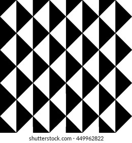 Seamless Retro Vintage Triangle Pattern Background Vector