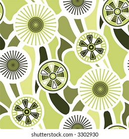 Seamless retro wallpaper pattern