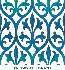 Seamless Reworked Medieval Ornament Pattern Background Tile