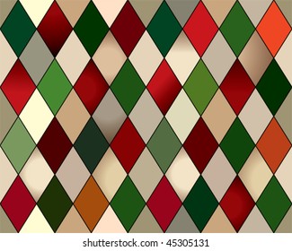 seamless rhomb harlequin