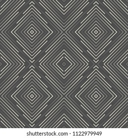 Seamless Rhombus Design. Gradient Ornament Background. Vector Regular Texture