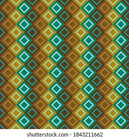Seamless Rhombus Design Pattern in Color