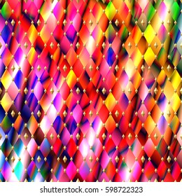 Seamless rhombus pattern. Abstract background. Geometric texture. Print on textile.
