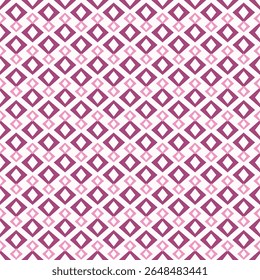 Seamless Rhombus Pattern with Pink and Purple