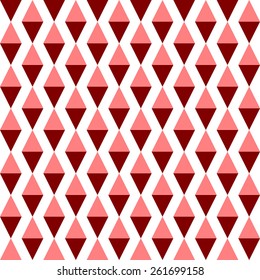 Seamless Rhombus Pattern. Vector Background