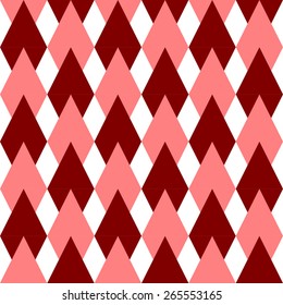 Seamless Rhombus Pattern. Vector  Background