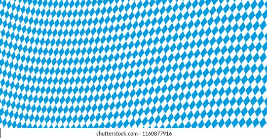 Seamless rhombus structure bavarian national colors. Eps 10 vector file. 