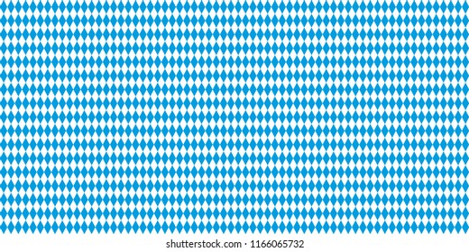 Seamless rhombus structure bavarian national colors. Eps 10 vector file. 