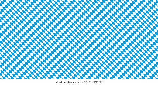 Seamless rhombus structure bavarian national colors. Eps 10 vector file. 