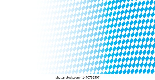 Seamless rhombus structure bavarian national colors. Eps 10 vector file. 