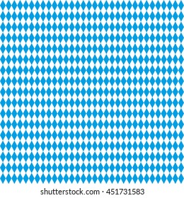 Seamless rhombus structure bavarian national colors. Eps 10 vector file. 