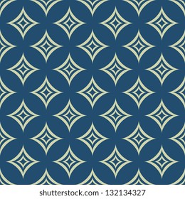 Seamless rhombuses decorative pattern