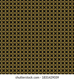 seamless rich geometrical pattern luxury gentle collection of golden minimalistic elements on dark royal grey background. endless vector for packaging design textile wrapping paper cards gift boxes