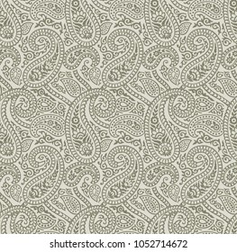Seamless rich paisley pattern
