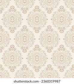 Seamless rich wallpaper pattern design