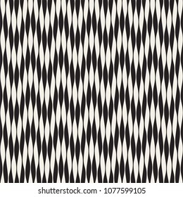 Seamless ripple pattern. Repeating vector texture. Wavy graphic background. Simple wave stripes