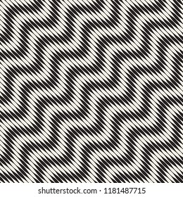 Seamless ripple pattern. Repeating vector texture. Wavy graphic background. Simple wave stripes