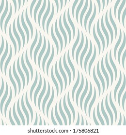 Seamless ripple pattern. Repeating vector texture. Wavy graphic background