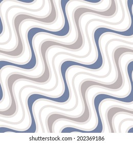 Seamless ripple pattern. Repeating vector texture. Diagonal striped pastel background.