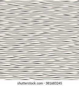 Seamless ripple pattern. Repeating vector texture. Striped minimalistic rippled background. Simple graphic design.