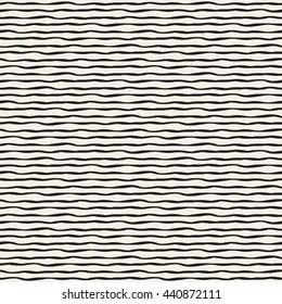 Seamless ripple pattern. Repeating vector texture. Striped minimalistic rippled background. Simple graphic design.