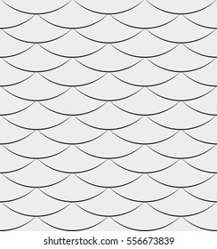 Seamless ripple pattern. Repeating vector texture. Wavy graphic background. Simple wavy stripes.