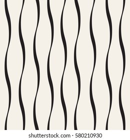 Seamless ripple pattern. Repeating vector texture. Wavy graphic background. Modern graphic design.