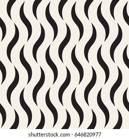 Seamless ripple pattern. Repeating vector texture. Wavy graphic background. Simple geometric waves.