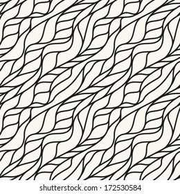 Seamless ripple pattern. Trendy vector texture. Stylish background with diagonal direction