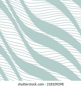 Seamless ripple pattern. Trendy vector texture. Stylish background with diagonal direction