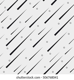 Seamless ripple pattern. Trendy vector texture. Stylish background with diagonal direction