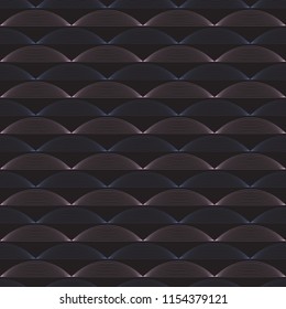 Seamless ripple vector pattern. Repeating vector texture. Wavy graphic background.