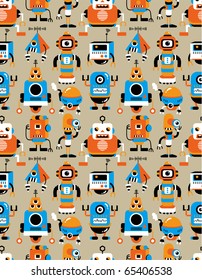 seamless Robot  pattern
