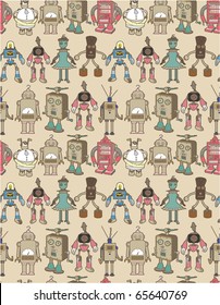 seamless robot pattern