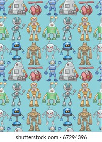 seamless robot pattern